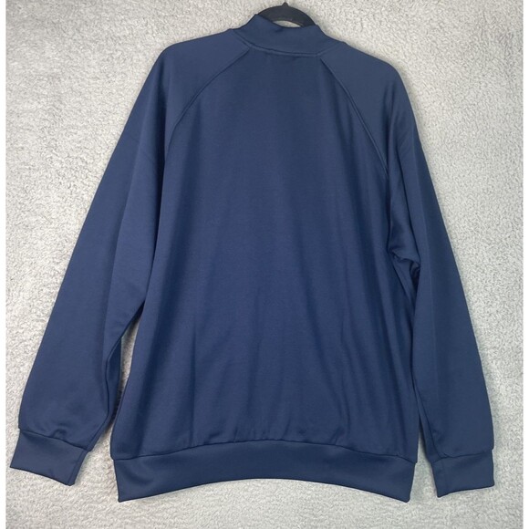 Vintage Adidas Original Superstar Track Jacket Mens 2XL Navy Blue AB9715 NWT - Picture 11 of 11